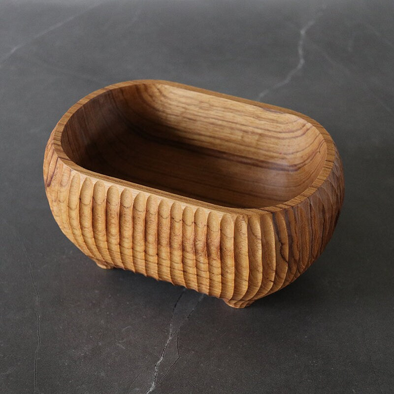 Teak salad bowl