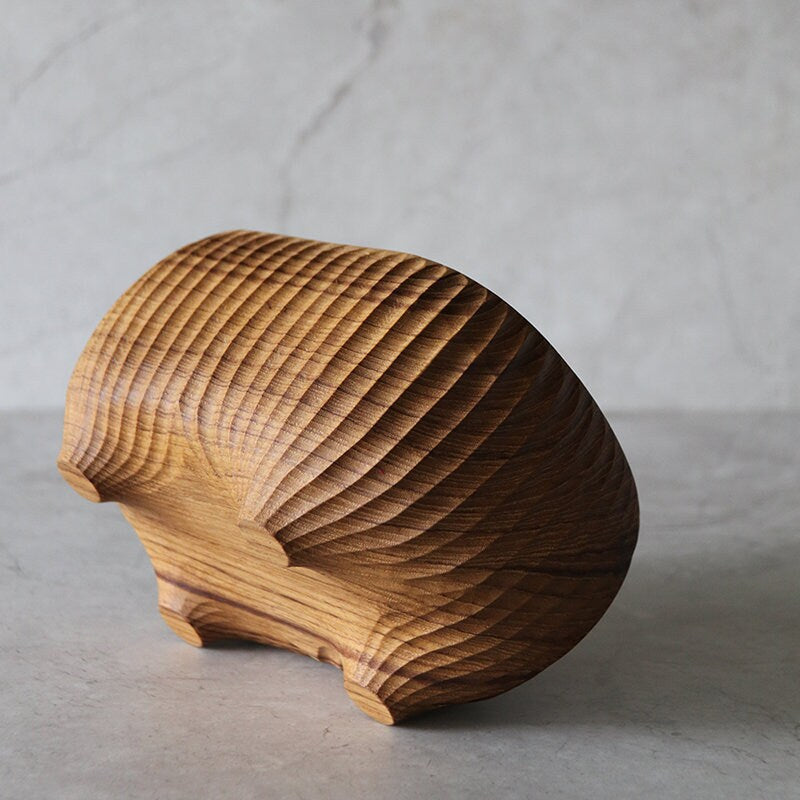 Teak salad bowl