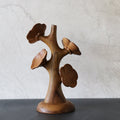 Hand Carved Teak Plum Woodware